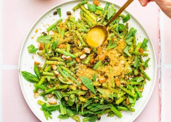 20 Minute Cold Chopped Asparagus Salad