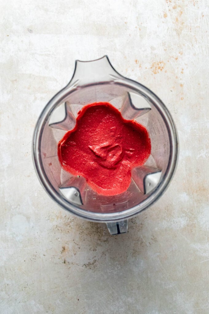 beet dip in blender