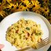 30 Minute Zucchini Orzo with Chile Oil