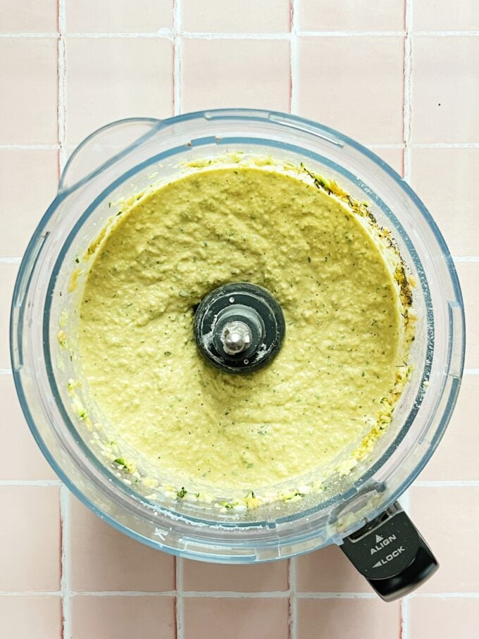 batter in food processor