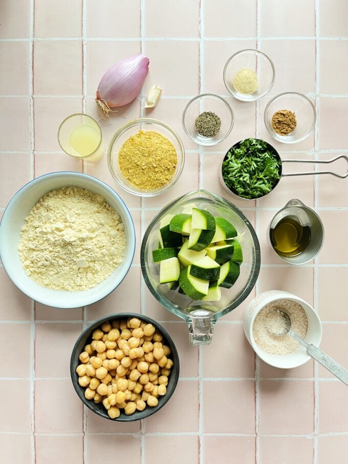 zucchini waffle ingredients