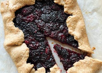 Crisp-baked Blackberry Galette