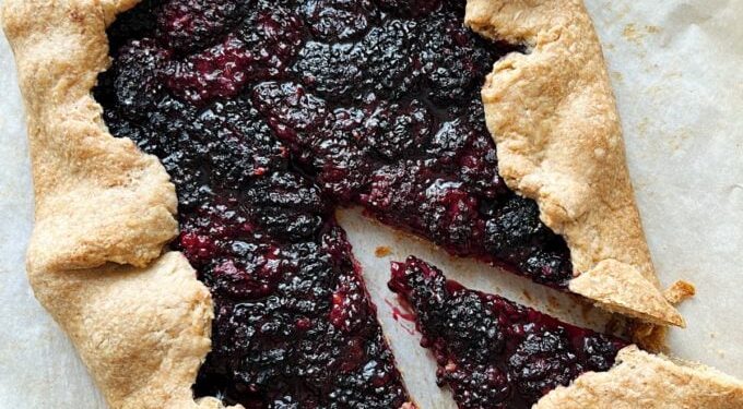 Crisp-baked Blackberry Galette