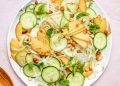 15 Minute Fresh Sliced Cucumber and Fennel Salad