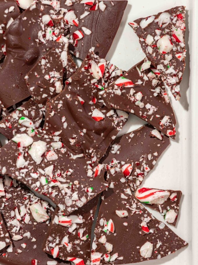 dark chocolate peppermint bark