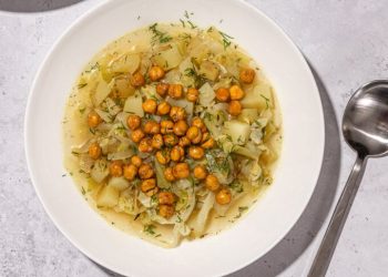 Vegan Green Cabbage Soup with Potato