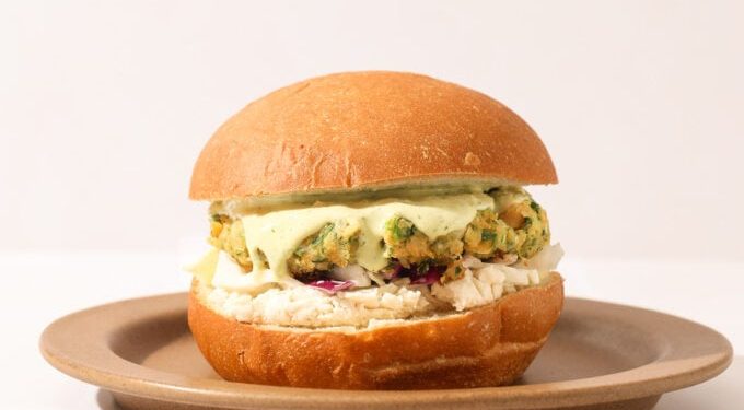 Falafel Burger Patties with Chickpeas