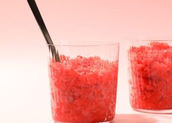 Unbelievably Good Fresh Strawberry Granita