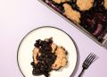 Rustic Vegan Blueberry Cobbler