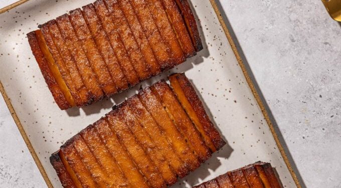 Maple Miso Glazed Tofu Roast