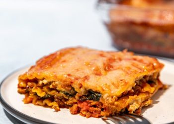 Hearty Vegan Lasagna with Vegan Ground